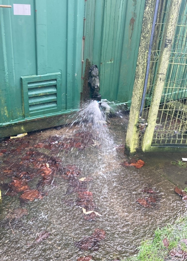 Burst at vacant property  | NI Water News